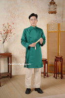 LIAM| Green Ao dai for men