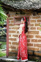 SOFIA| Ao Dai yếm hoa đào