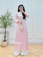 KATE Loosing Pink modern ao dai