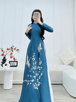 IVY Hand beading spring birds and 3D flowers with crystals