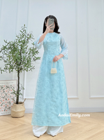 ZAHRA Light Blue Matching Mom & Girl