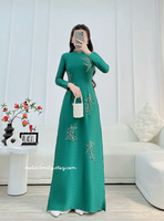 KEELEY Dark green Lily flowers with crystals