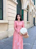 ELISE 3D flowers with hand beaded crystals