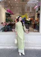 LYDIA Modern ao dai with cutie bows