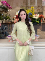 LYDIA Modern ao dai with cutie bows