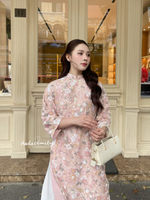 ELIZA Flowers Sequin Loosing style Ao Dai