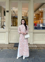 ELIZA Flowers Sequin Loosing style Ao Dai