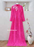 ROMINA Ao dai with hand beading crystals