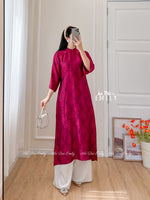 NAYA Shifted Mulberry silk ao dai