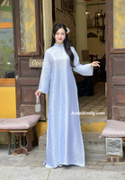 JOURNI Loosing style Mulberry silk ao dai