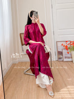 NAYA Shifted Mulberry silk ao dai