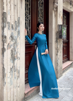 ALISSON Pre made plain color with crystals collar