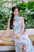 SELENE Sleeveless Crystals beading flowers patterns