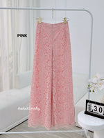 Pink lace Pants for Ao Dai| Pre made LACE pants