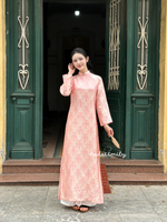 DELILAH| Loosing style Mulberry silk ao dai|