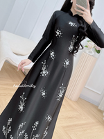 SELAH Hand beading crystals Ao dai