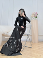 SELAH Hand beading crystals Ao dai