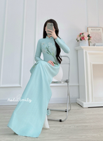 ADLEY Lily flowers embroidery with hand beading crystals