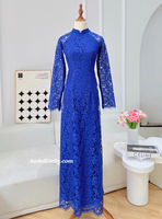 IVANNA Blue Lace áo dài