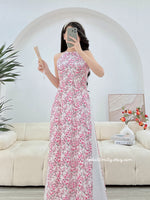 INDIE Fuchsia Sleeveless Mini sakura blossom