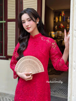 BAMBI Lace and silk Modern áo dài