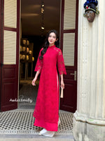 BAMBI Lace and silk Modern áo dài