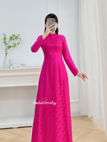 KAILANI Mulberry silk ao dai with buttons