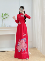 AYLA Design embroidery pre made ao dai