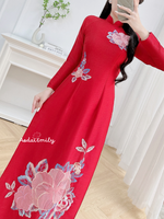 AYLA Design embroidery pre made ao dai