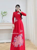 AYLA Design embroidery pre made ao dai