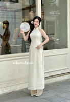 JULIETA Sleeveless Cream Embroidery flowers patterns