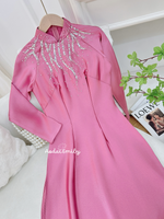 KIMBERLY Traditional ao dai with hand beading collar