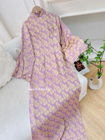 PIPER Pre made Modern ao dai gam