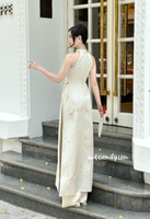 DANNA Sleeveless Taffeta Spring patterns Pre made ao dai