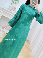 HADLEY Loosing style Green modern ao dai