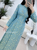 ALEXA Ao dài gấm| Pre made ao dai Vietnam