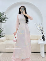 SADIE Pastel Pink Ao Dai