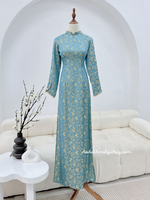 ALEXA Ao dài gấm| Pre made ao dai Vietnam