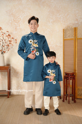 LARA Matching Family Spring Ao Dai Set
