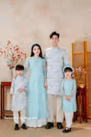 Baby Blue Matching Mom and Baby Girl