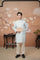 JASON Ao dai for men| ao dai with spring pattern