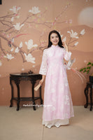 KEIRA Pastel Pink Matching Mom and baby Girl