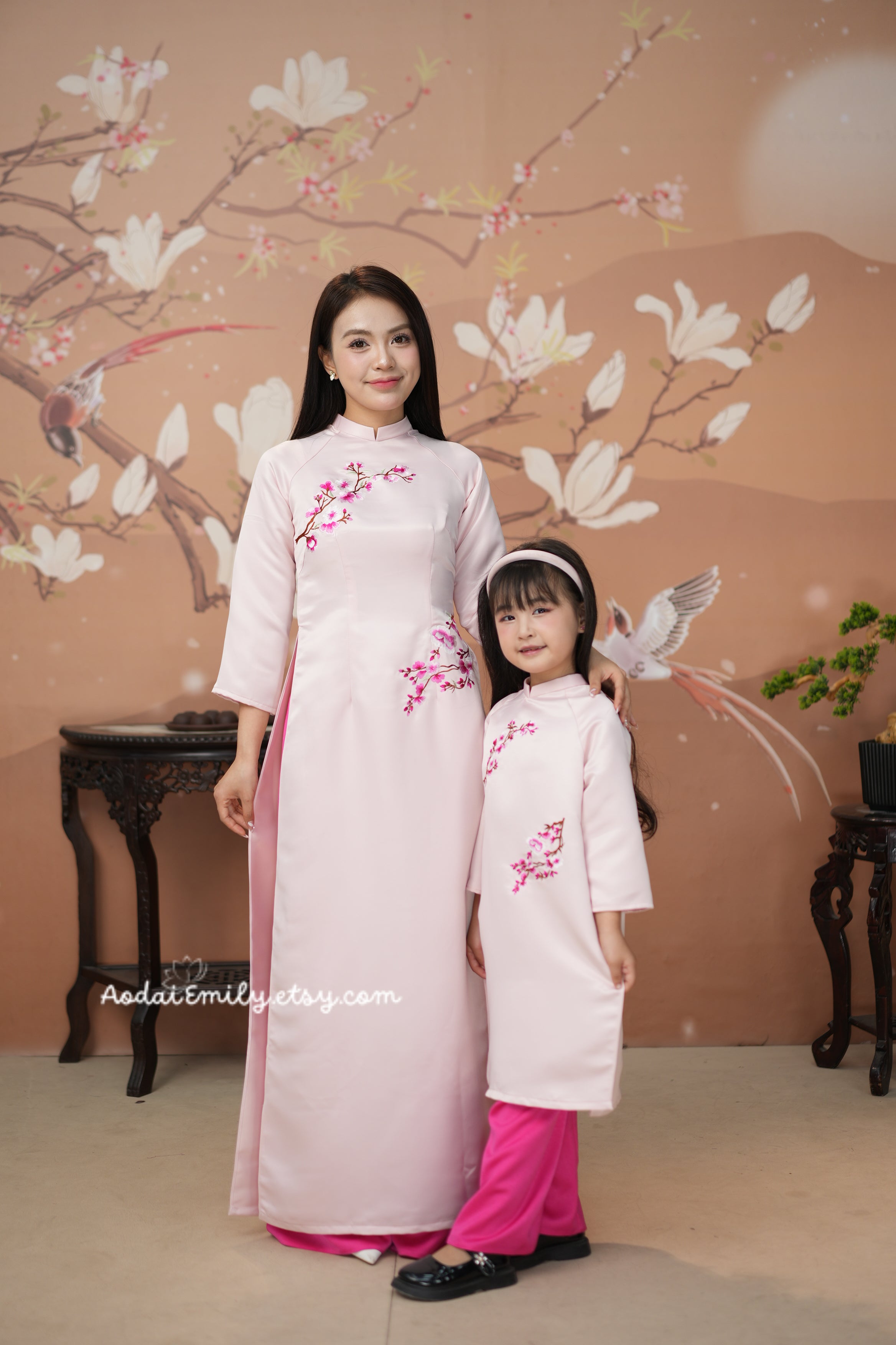 Cherry blossom Pink Matching Mom