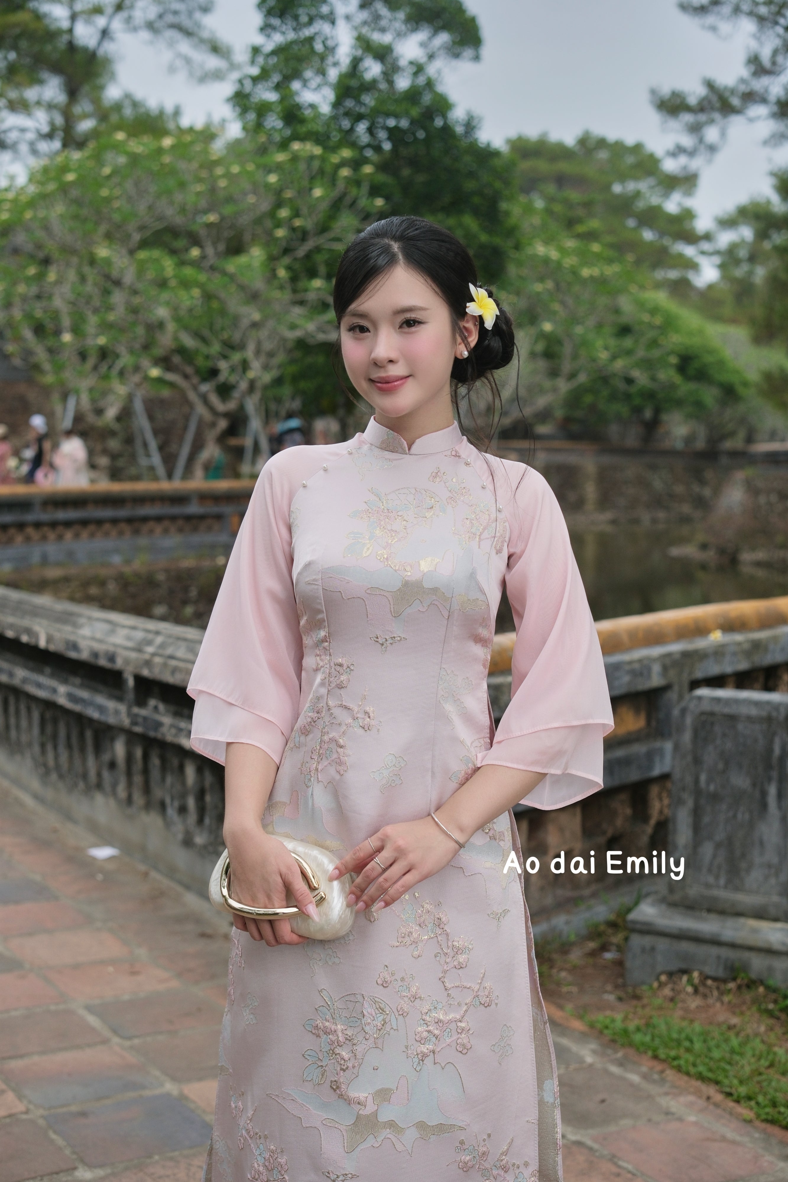 Pastel Pink Ao Dai| Wallflower
