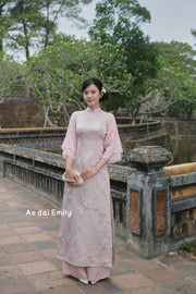Pastel Pink Ao Dai| Wallflower