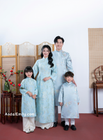 AYLEEN Light Blue Matching Family Spring patterns