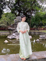 CELIA Double layers modern Loosing style ao dai