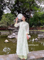 CELIA Double layers modern Loosing style ao dai
