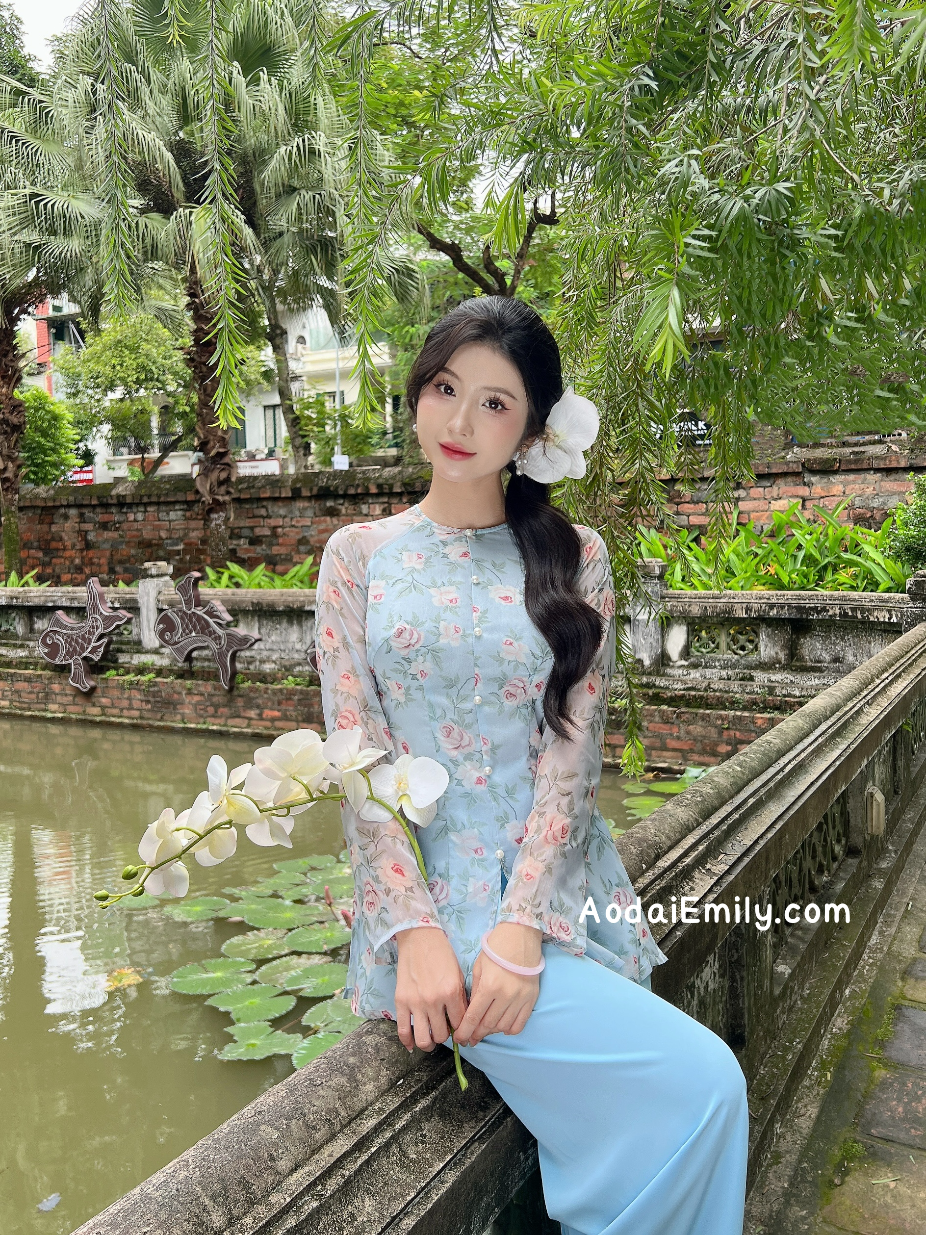 Ao Ba Ba | Mini Rose Blue patterns