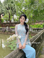 MILANA Ao Ba Ba | Mini Rose Blue patterns